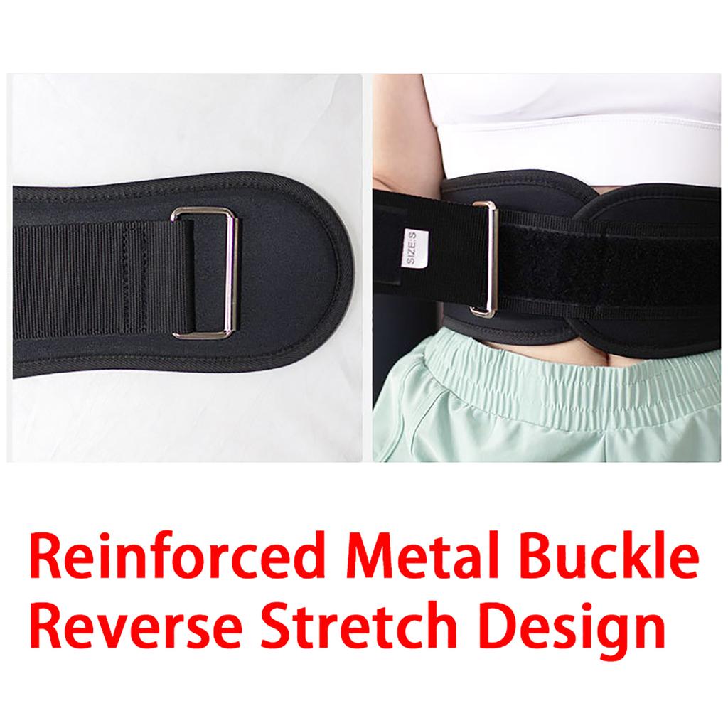 Waist Exercise Belt for Men & Women, Fitness Back Support Belts , Waist Trimmer , Adjustable Waist Trainer , for Daily Life, Workout and More