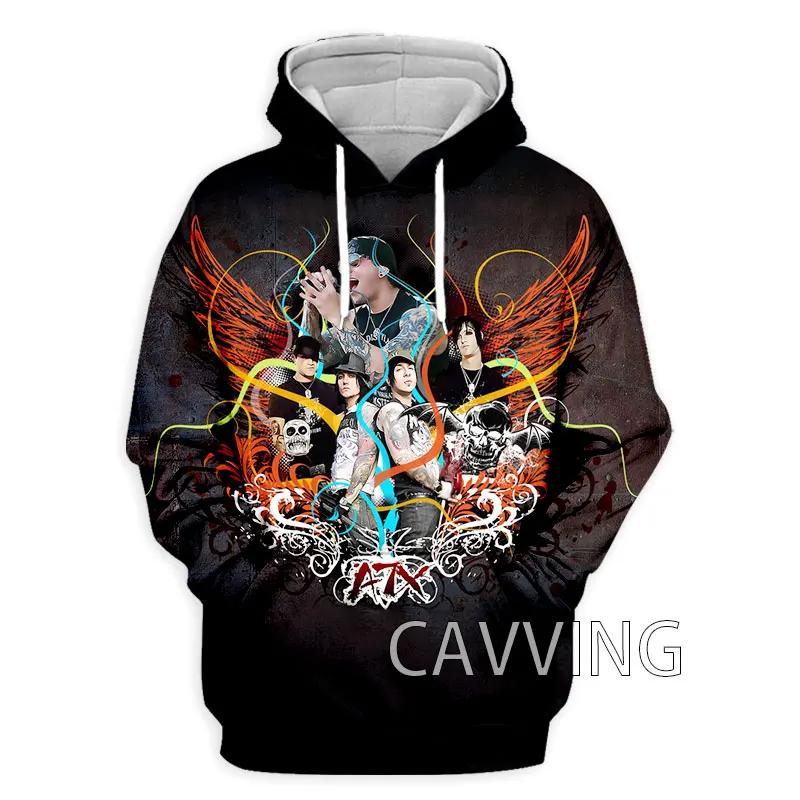 Neue Mode Frauen/Männer 3D-Druck Avenged Sevenfold Rock Hoodies Kapuzenpullover Harajuku Hoodie Sweatshirts Tops H03