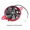 Electric Cooling Fan 4 inch Easy Installation Aluminum Alloy Radiator for 125cc - 250cc
