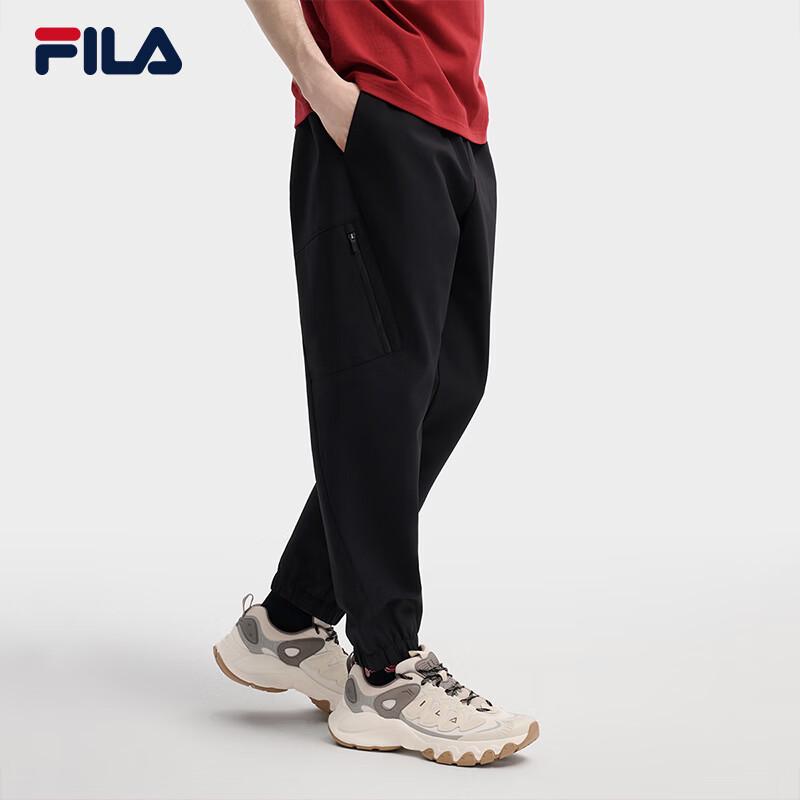 Fila Men's Plush-Lined Cuffed Woven Pants