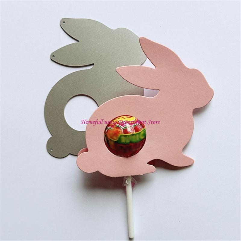 Bunnies Cutting Dies Scrapbooking Stencils Carbon Steel Die Cut Templates for Card Making Packaging Decoration