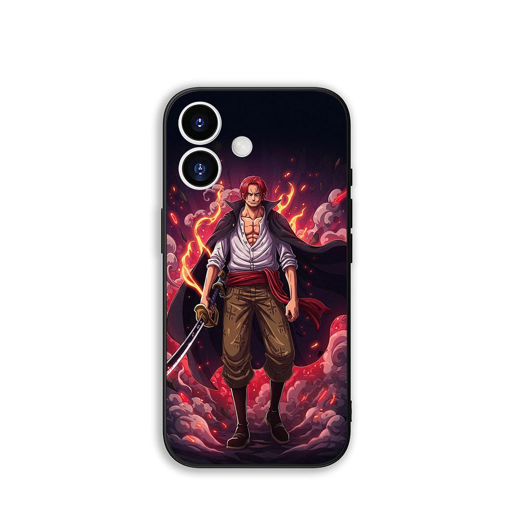Phone Cover Anime Shanks Luffy One Piece Casing for Apple iPhone 17 16 11 Pro XS Max XR 6 7 8 Plus + 16E SE 2020 Air 5 8+ Case