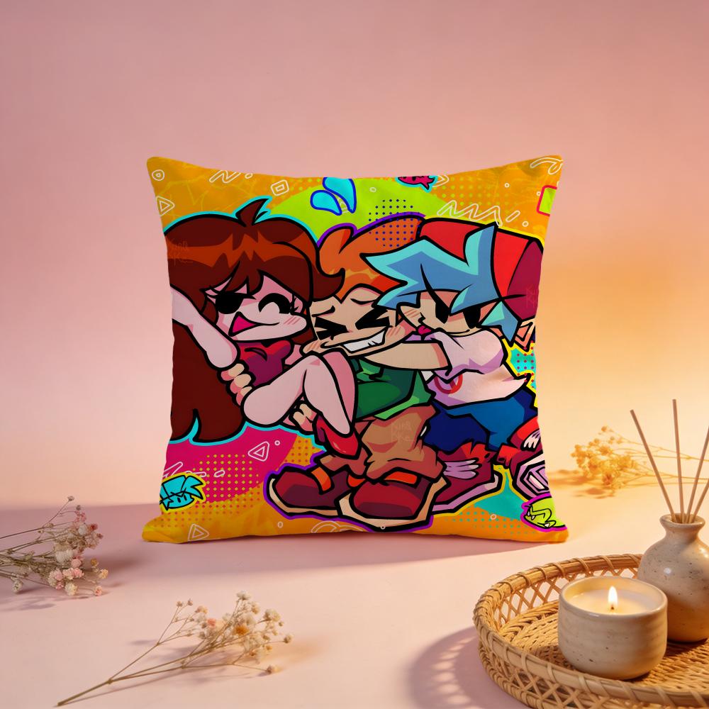 Fashion Ffriday Night Funkined Cushion Cover Comfortable Durable Pillow Cover MultiScene for Home Office Car Sofa