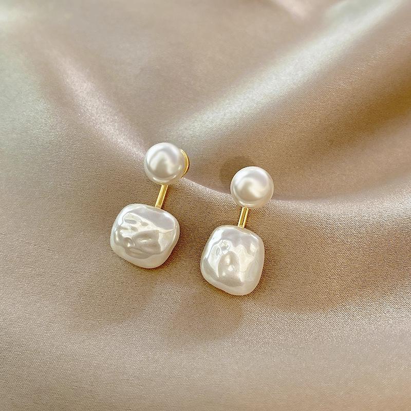 Elegant Exquisite Opal Petal Circle Stud Earrings For Woman  New Classic Jewelry Luxury Party Girl'S Unusual Accessories