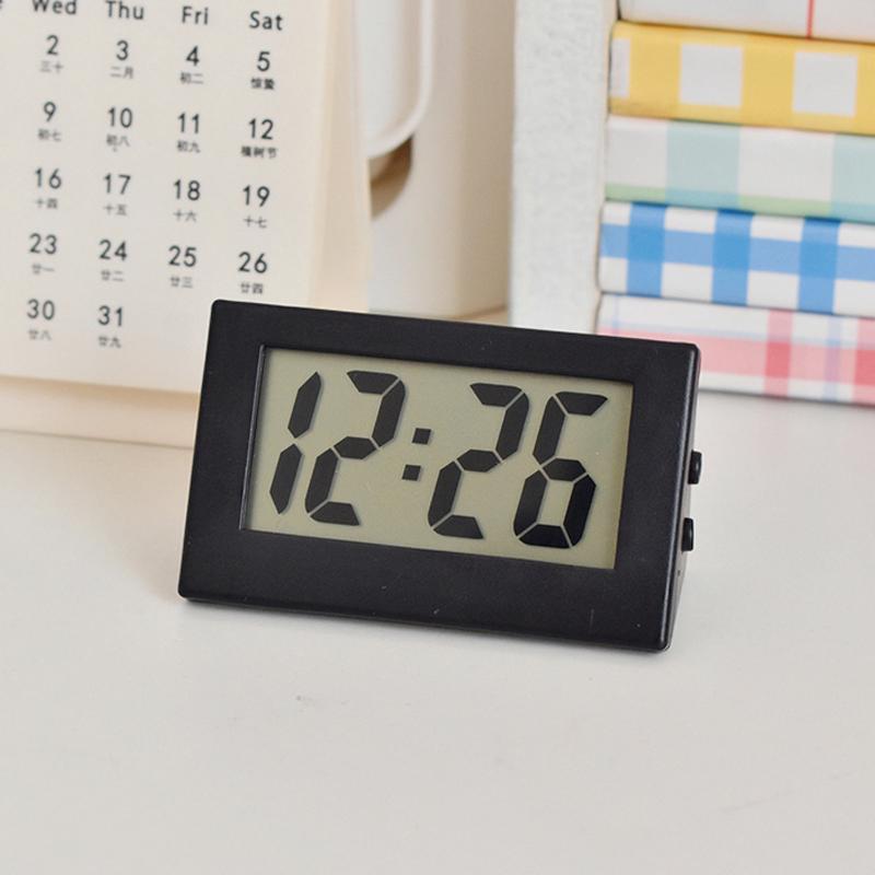 Mini Deskotp Clocks LED Digital Clock Alarm Student Timer Supplies Room Table Clock Home Interior Children's Room Alarm Clock