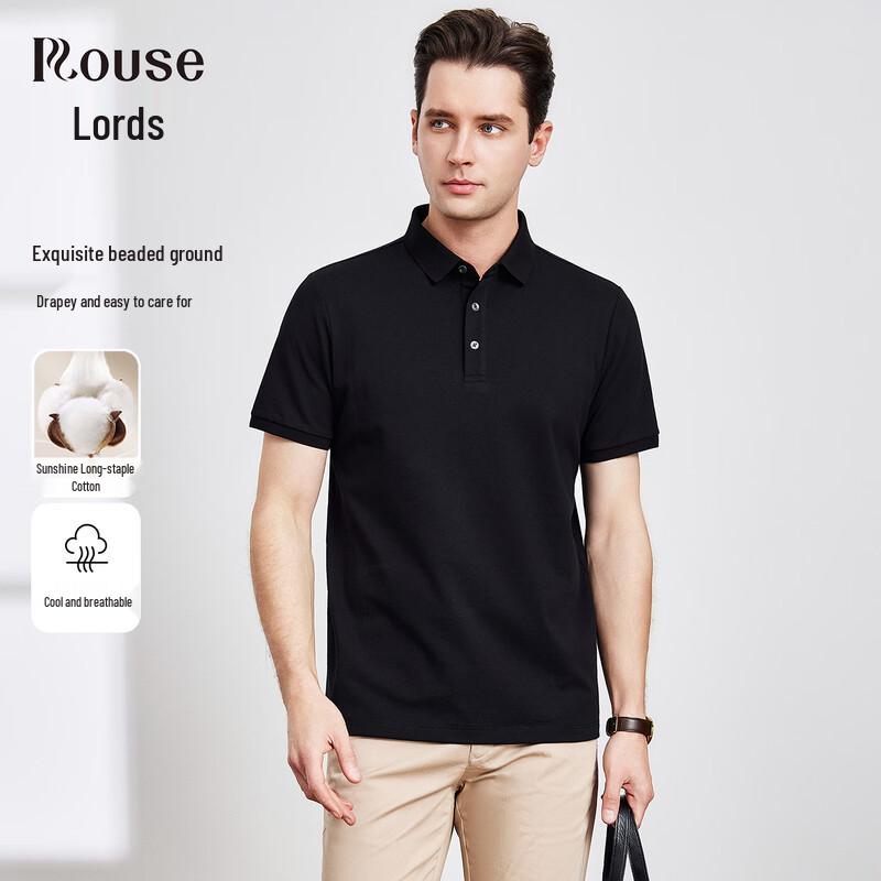 

Luozi Men s Cooling Solid Short Sleeve Polo Shirt 56