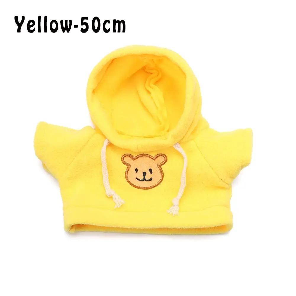 Cartoon Doll Tops Overalls Hoodie Mini Knit Sweater Toys Stuffed Animal Doll Clothes For 30/40/50 CM Plush Toy Clothes Accessory