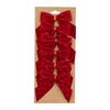 Rhinestone Tree Hanging Ornaments Red Gold Wreath Decorations Festive Gift Wrapping Bows  Christmas
