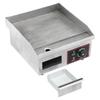 1500W Stainless Steel Countertop Griddle Flat Top Commercial Restaurant Grill Electric Heating Griddle