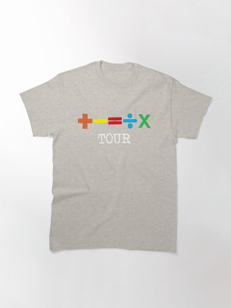 Ed Sheeran The Mathematics Tour, T-Shirt Classica bianca