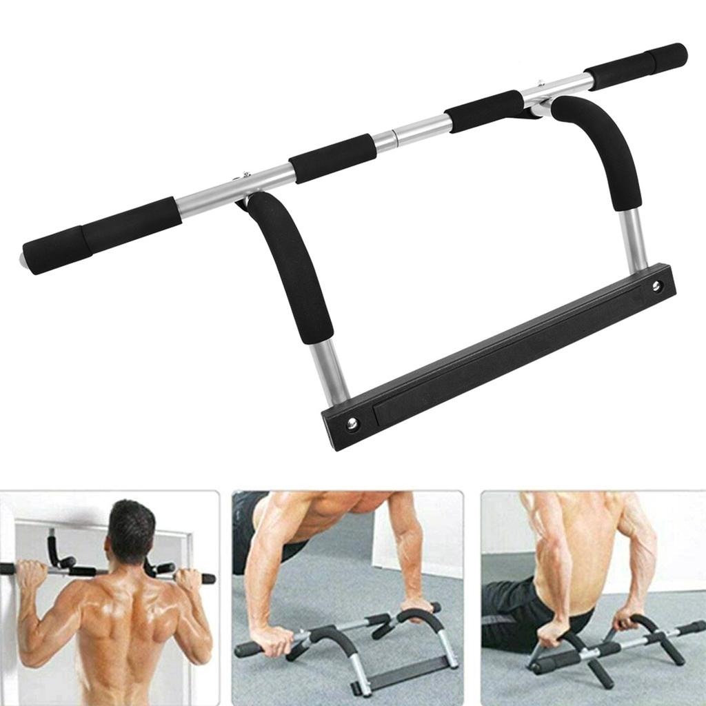 Indoor Door Pull Up Chin?Up Trainer Horizontal Bar Arm Training Exercise Fitness Equipment