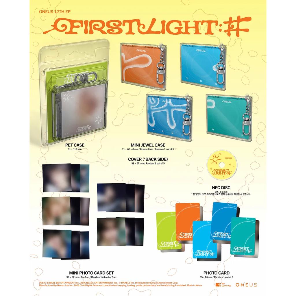 [PRE-ORDER] ONEUS (12TH EP) - FIRST LIGHT : Jeong (MINI JEWEL Ver.)