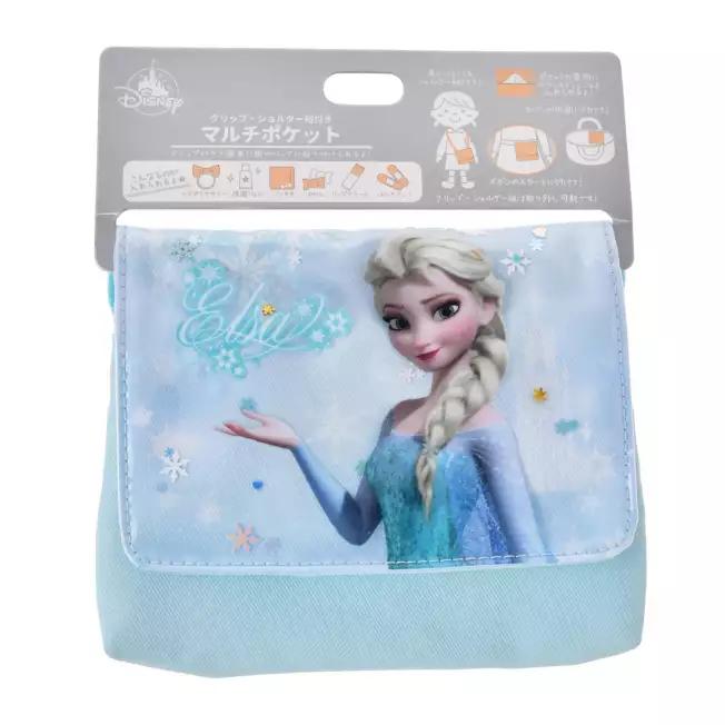 Disney Elsa Mehrfach-Taschen Shaka Shaka Für Kinder Frozen Blau Japan NEU Disney Store