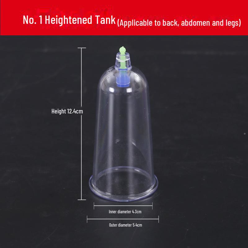 Home Vacuum Cupping Device - Large Single Tank Set for Medical Use