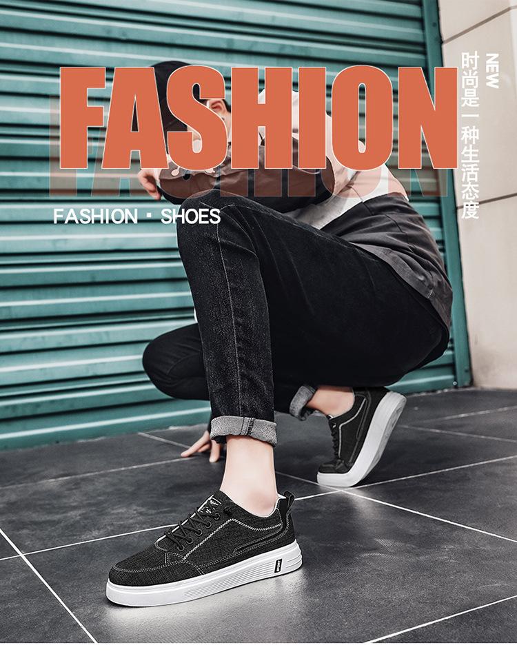 Canvas Shoes Men's Summer Men's Shoes New Casual Board Shoes Men's Low-top Sports Shoes Versatile Flat Shoes