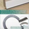 39" Length Door Seal Strip Brush Design Door Draft Stopper Under Door Gap Filler  Universal Fit