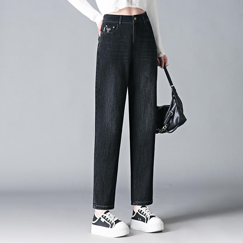 Spring High Waist Petite Harem Jeans - Plus Size, Slimming, Versatile, Casual Fit for Women