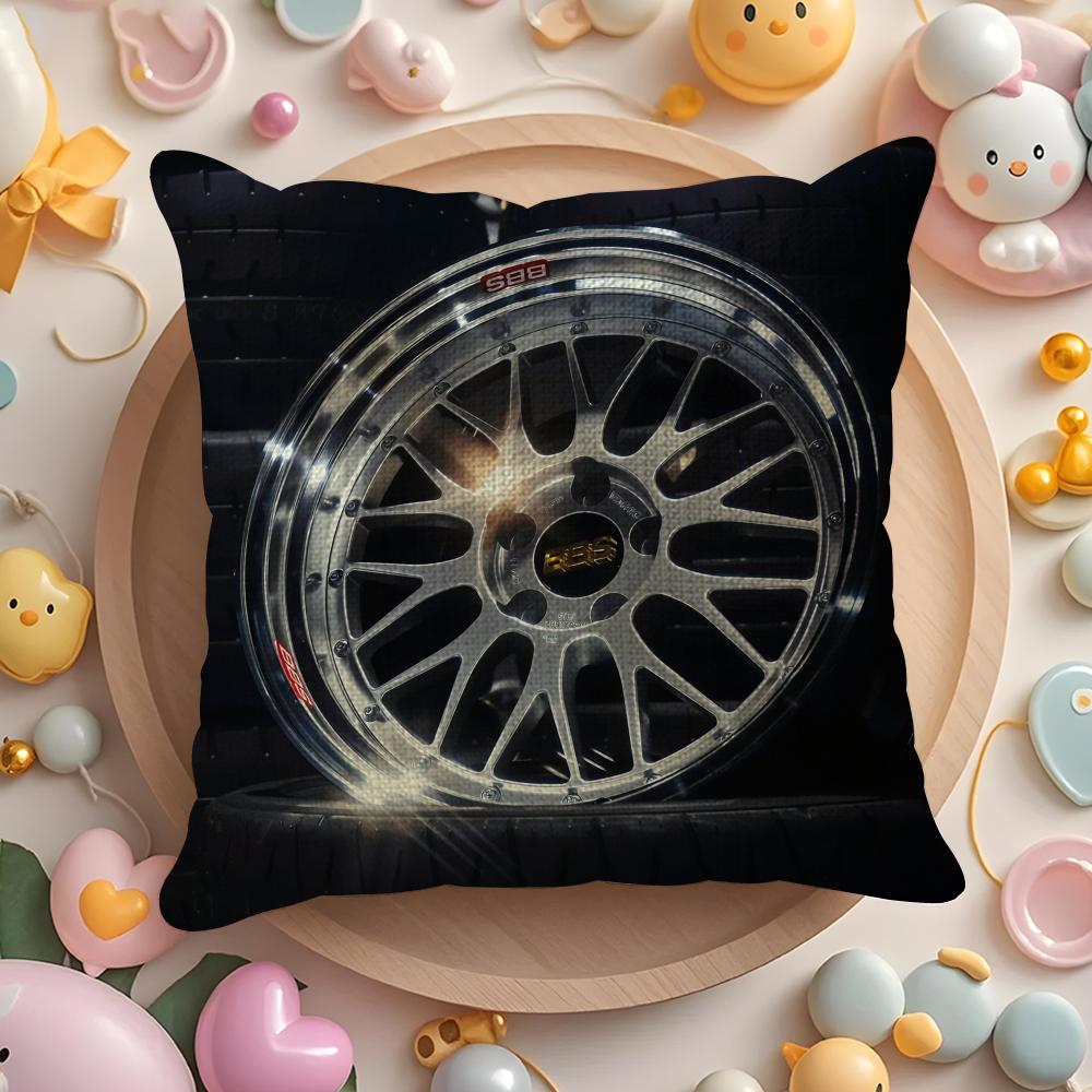 B-Bbs Cushion Cover Natural Linen Organic Fabric Double-Sided Printing Sofa Home Decor Gift Pillow Cover