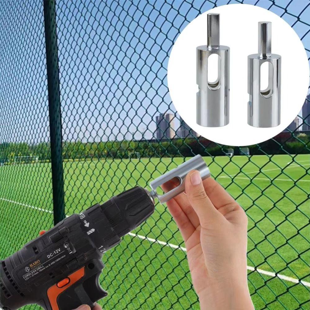 9-Gauge Fence Wire Twister Triangular Shank Cable Wire Drill Chuck Tool Electrical Drill