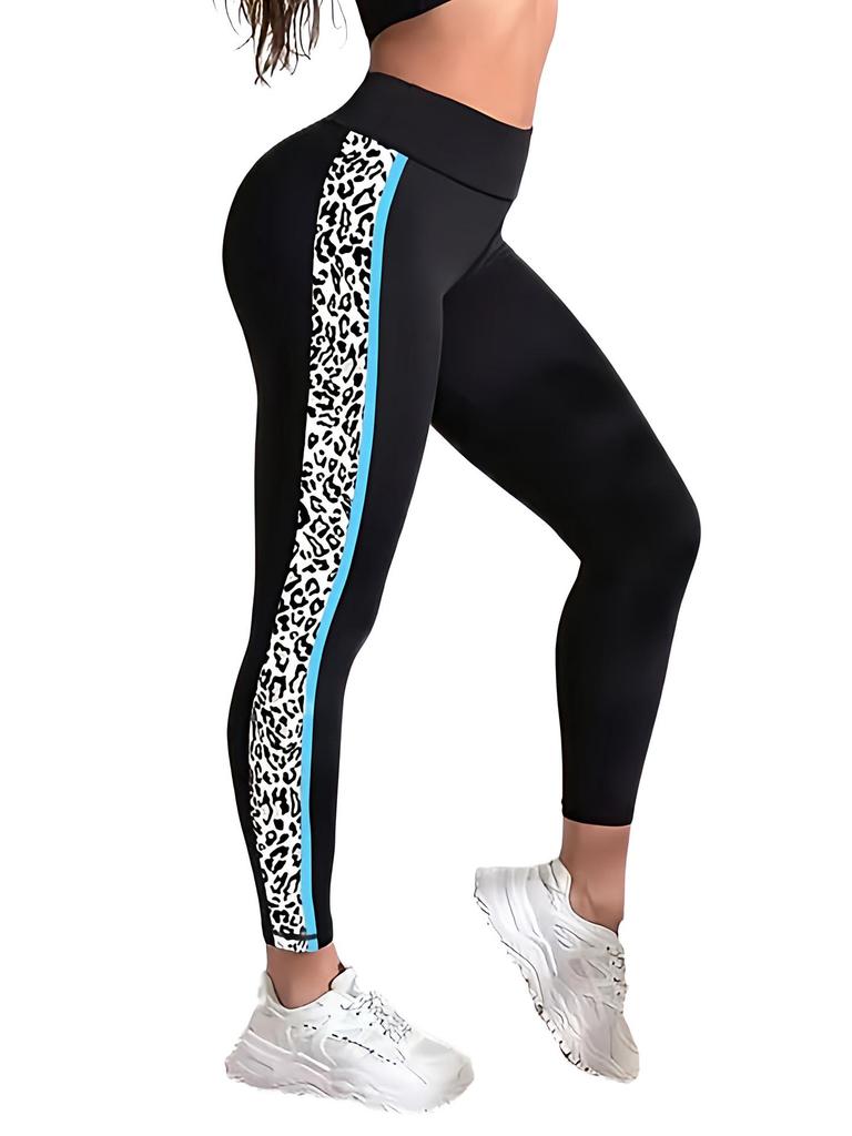 Kadın Yüksek Bel Düz Renk Yoga ve Fitness Pantolonu