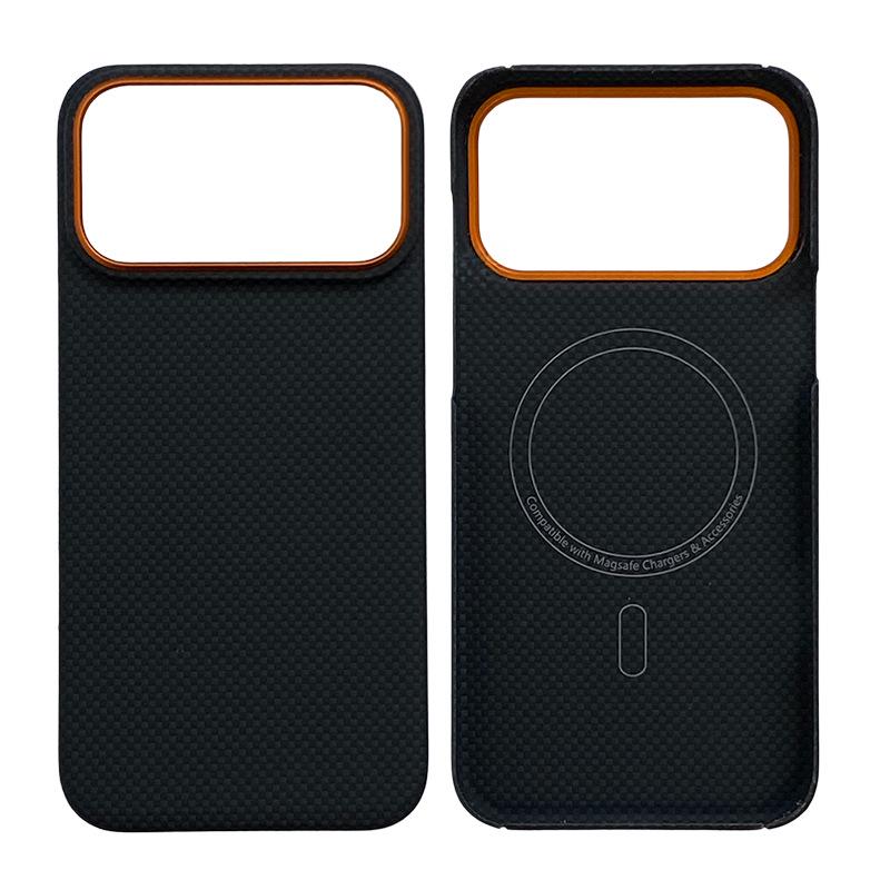 iPhone 17 Pro Kevlar Aramid Fiber Magnetic Case - Fingerprint Resistant