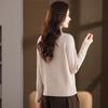 Women's 100% Pure Wool Semi-High Neck Thick Sweater FXLD2506