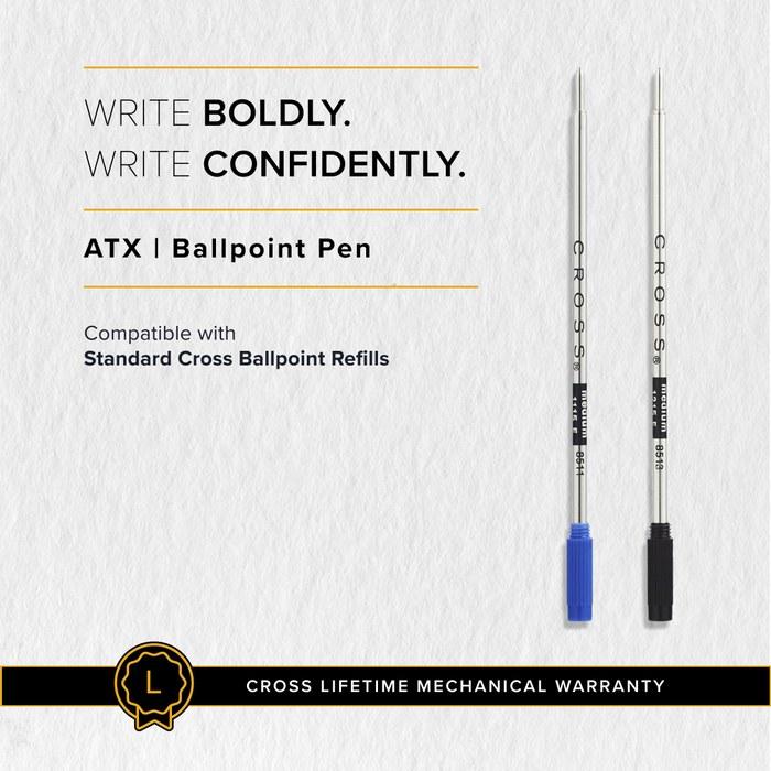 CROSS Ballpoint Pen Oil-Based ATX Titanium Gray N882-46 M Medium Point