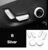 For Volvo XC60 XC90 S90 2018    ABS Car Seat Adjustment Switch Knob Panel Trim Covers Interior Moulding Accessories