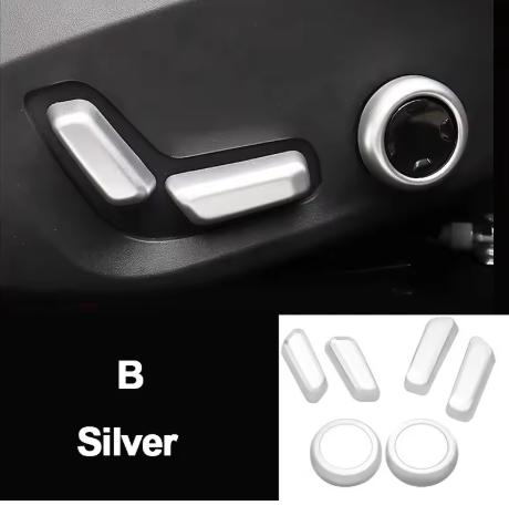 For Volvo XC60 XC90 S90 2018 ABS Car Seat Adjustment Switch Knob Panel Trim Covers Interior Moulding Accessories