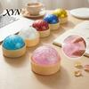 Stress Relief Toy Steamed Bun Squeeze Toy, Cute Dumpling Ball, Calming Fidget Slow Rising Decompression for Desk, Kawaii Gift Glitter