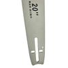 Barra Guía de Cadena para Motosierra de 16/18/20 Pulgadas. Paso .325". Calibre .058". 64/72/76 Eslabones Motrices para Husqvarna Oregon Stihl Echo