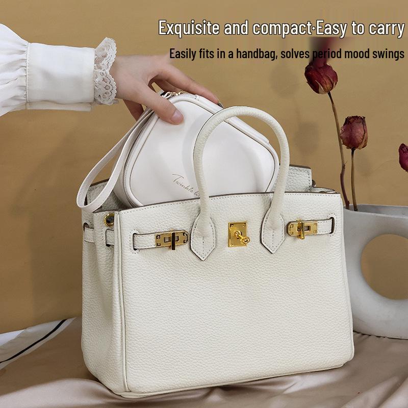 Portable Cream Sanitary Pad and Coin Purse for Students