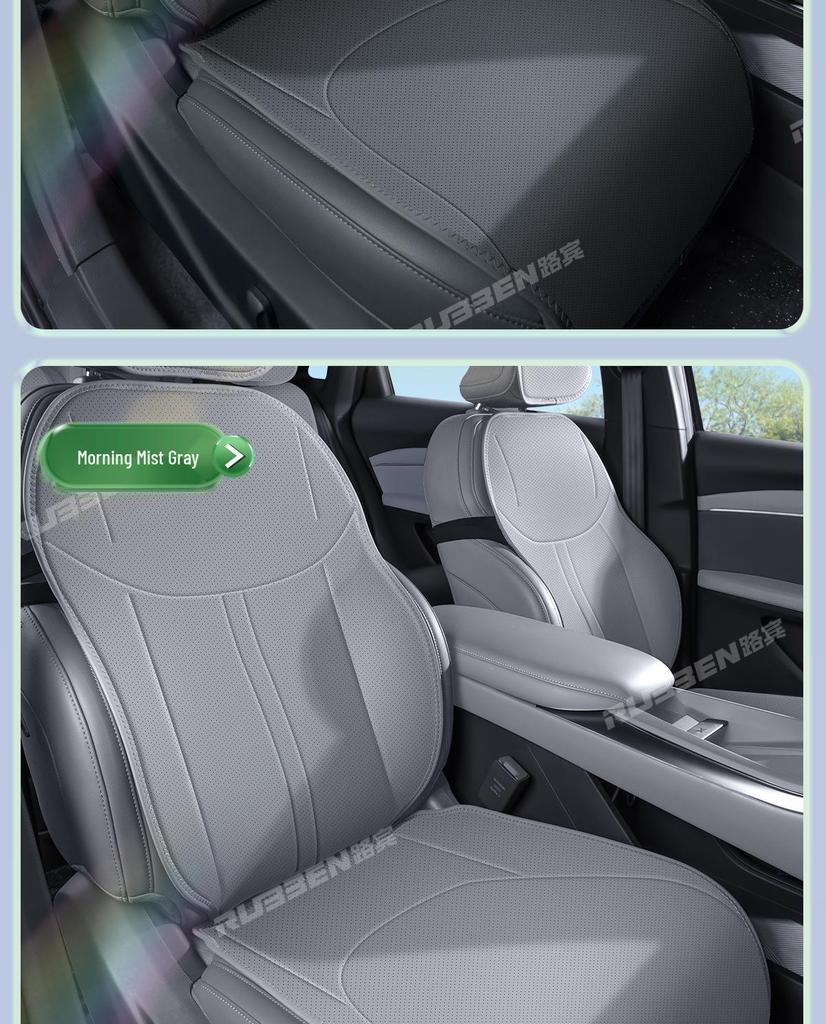 XPeng M03/P7/P7+/G6/G7 All-Season Napa Leather Seat Cushion Cover