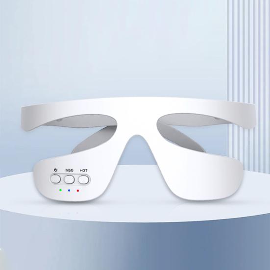 Red Light Therapy Glasses Under-Eye Massager Portable Eye Care Device LED Eye Perfector for Wrinkle Removal Skin Firming