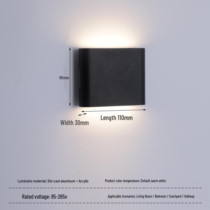 Modern LED Waterproof Outdoor Wall Lamp – Creative Design for Corridor