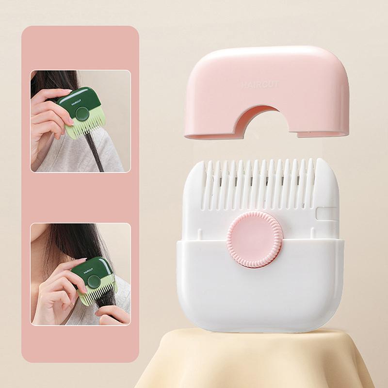 2 In 1 Baby Trim Bangs Comb Hair Trimmer And Comb Multi-Functional Split Ends Cutter For Thick Hair Beauty Haircutting Tools