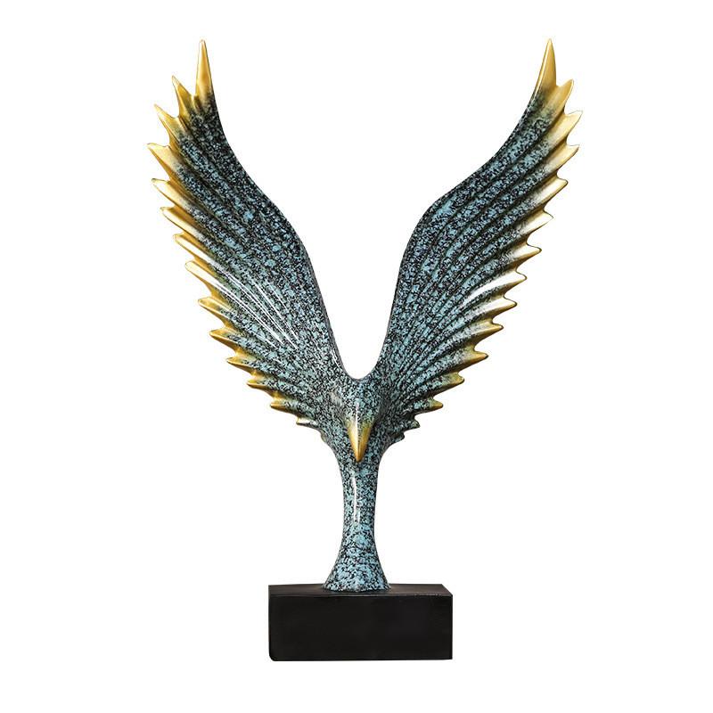 European Resin Style Eagle Statue For Living Room And Showroom Decoration