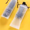 Waterproof Plastic Bag Reusable Travel Umbrellas Drawstring Storage Cover Clear Umbrellas Storage Bags Home Organizers