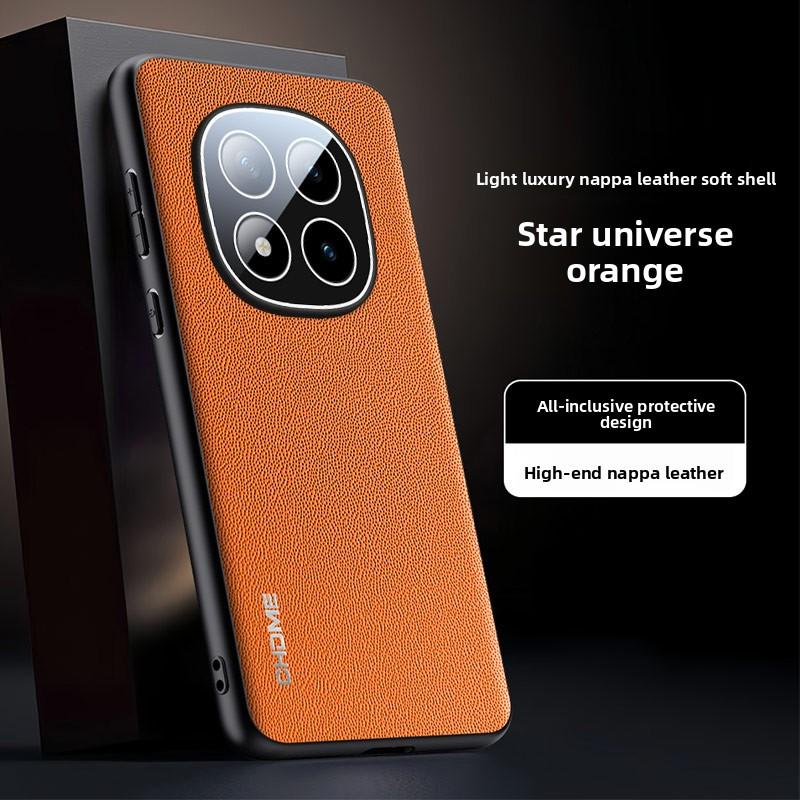 Custodia per Telefono per Xiaomi Redmi Note 14 13 Pro Plus 5G Cover in Pelle Silicone Morbida per Redmi Note 15 Pro+ Copertura Protezione Fotocamera