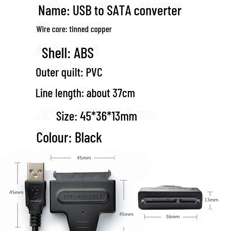 USB 3.0 to SATA Adapter Cable for 2.5/3.5 inch HDD/SSD