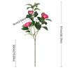 Elegant Artificial Camellia Flowers Real Touch Fake Flower  Wedding Birthday Party