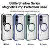 Battle Shadow Series Armor Phone Case for Vivo Y21d Shockproof Anti‑Drop Protective Cover
