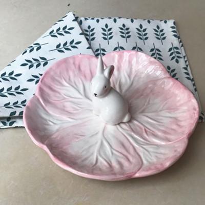 Creative Tableware Cartoon Rabbit Bowls Cute Instant Noodles Bowls Ceramic Bowls Household Dishes Dishes Dinner Bowls Tableware
