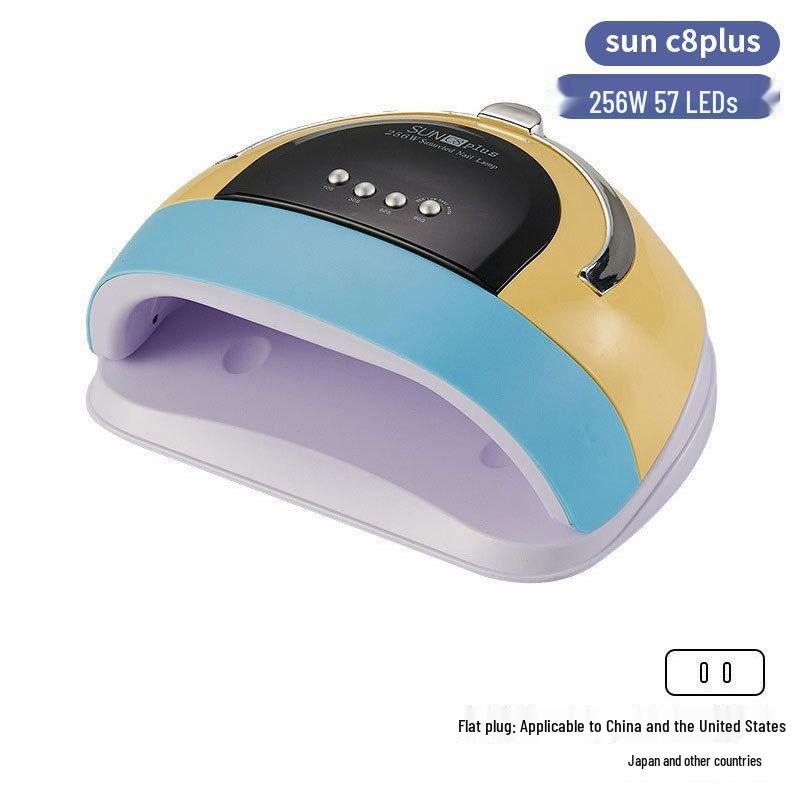 Dazzling 256W LED Nail Curing Lamp, Quick Dry Gel Lamp for Salon Use