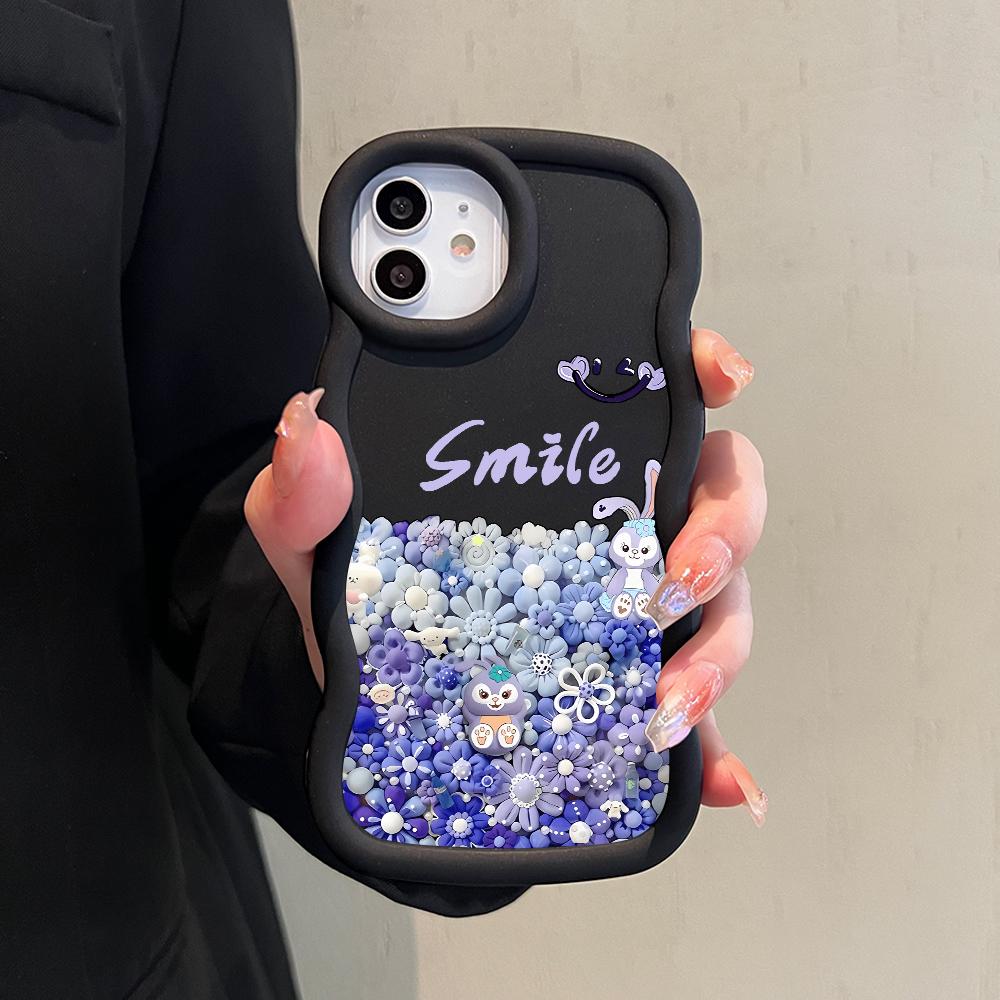 Big Wave Edge Soft silikonový materiál Macaron Pouzdro na telefon Nárazuvzdorné ochranné gumové pouzdro pro iPhone Samsung Huawei Honor Xiaomi Redmi OnePlus Moto