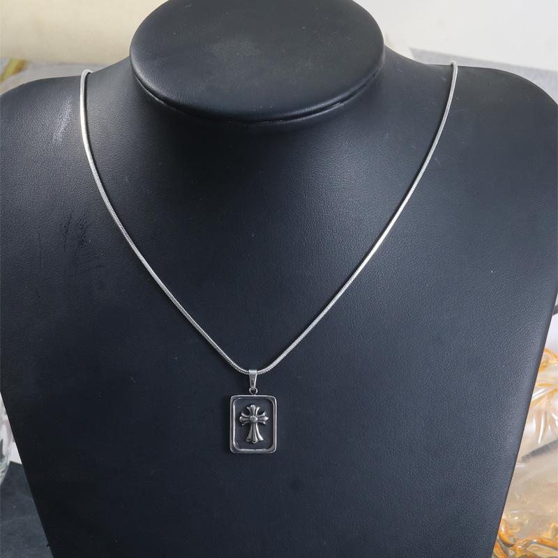 

Винтажная хип-хоп титановая стальная цепочка: Универсальный аксессуар унисекс и цепочка для свитера