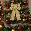 Creative Bow Christmas Decoration Sparkling Christmas Bow Decorations  Xmas Party Supplies