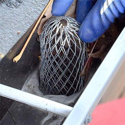 Dachrinnenschutzfilter erweitern Aluminiumfiltersieb stoppt Abflussnetzabdeckung
