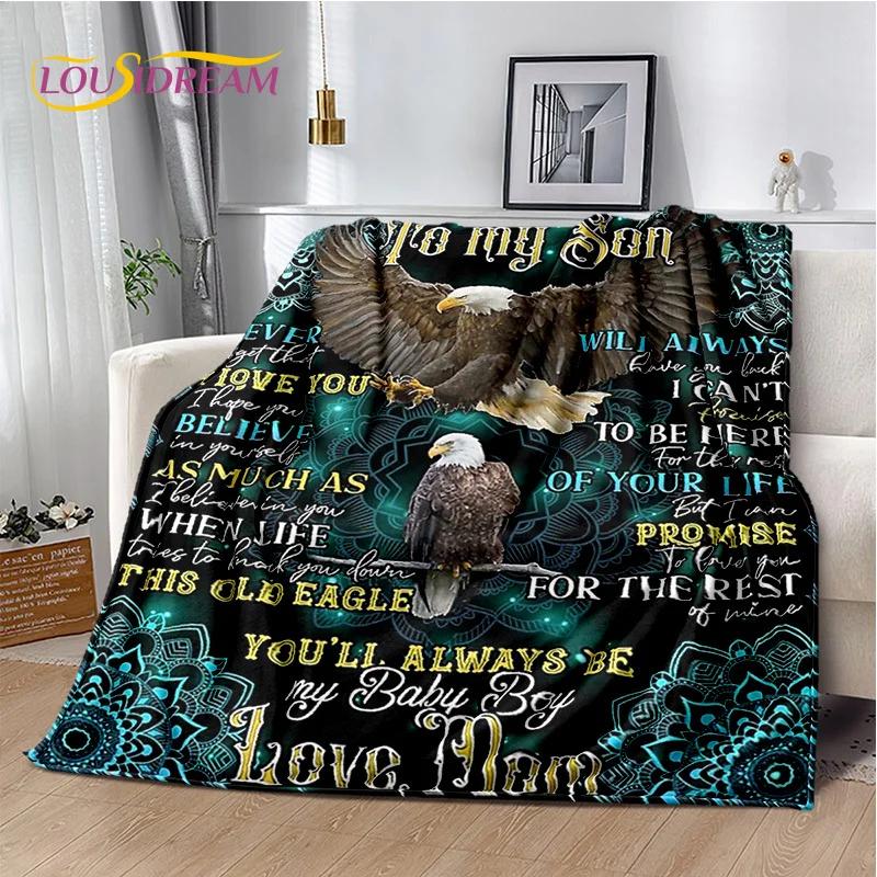 29 Style New Gift To My Son Daughter Grandedaughter Letter  Blanket,Soft Throw Blanket for Home Bedroom Bed Sofa Picnic Cover