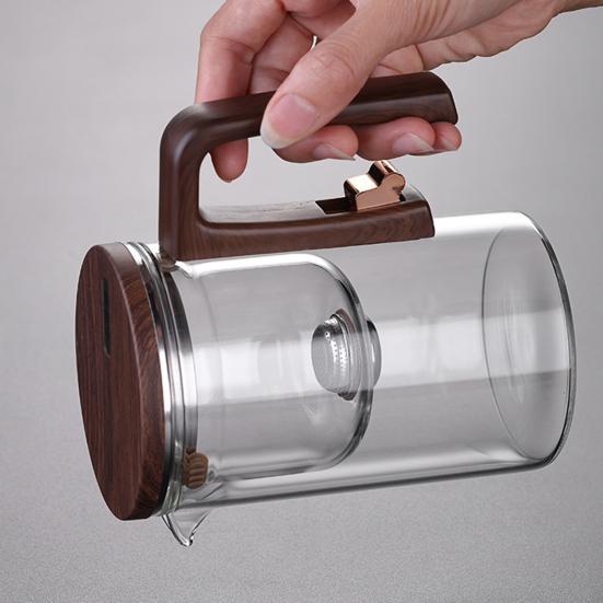 Magic Teapot 600/720/800ml Glass Magnetic Teapot with Strainer Magnetic Water Separation Infuser Pot